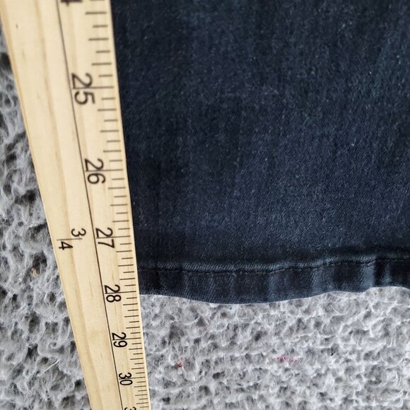 Chicos  Jeans Womens 2 Short US 12 Petite So Slimming Black Straight Leg - Picture 8 of 11